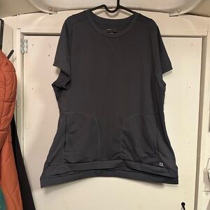 Women's Charcoal Scrub Top